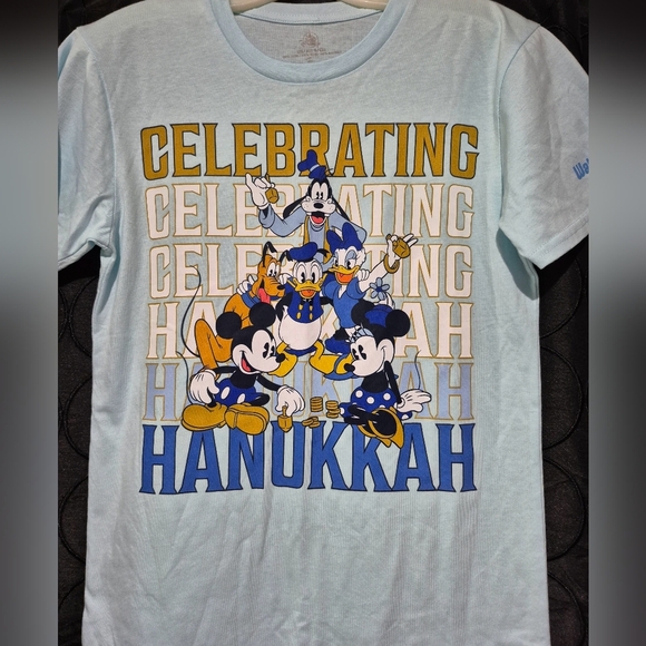 Disney MICKEY AND FRIENDS Hanukkah Celebration T-Shirt - Picture 2 of 5